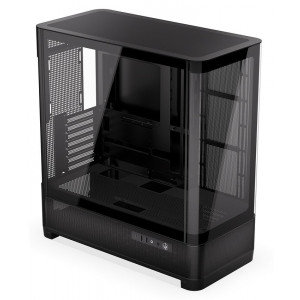 Endorfy Aquarius 8000 Flex, Skříň, E-ATX, 2× USB 3.0, 1× USB-C, panoramatická, zaoblené sklo, černá