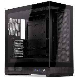 Endorfy Fishtank 6000 Flex,Skříň, E-ATX, 2× USB 3.0, 1× USB-C, panoramatická, prosklená bočnice a přední panel, úzká, černá