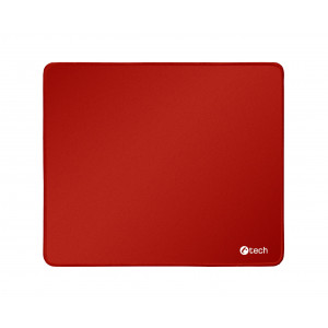C-TECH podložka pod myš MP-01, červená, 320x270x4mm, obšité okraje