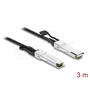 Delock Twinax kabel QSFP28 samec na QSFP28 samec 100 Gbps 3 m