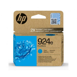 HP Ink Cartridge 924e EvoMore/Cyan/800 stran