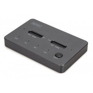 DIGITUS Klonovací stanice a externí box pro NVMe M.2 SSD USB 3.1 Gen2 Type-C