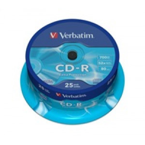 VERBATIM CD-R(25-Pack)Spindle/Extra Protection/DL/52x/700MB