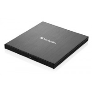 VERBATIM externí mechanika Ultra HD 4K Blu-ray External Slimline Writer (USB 3.1, USB-C) + zdarma 25GB médium +NERO