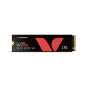 VERBATIM SSD Vi5000 Internal PCIe NVMe M.2 SSD 2TB , W 4300/ R 5000 MB/s