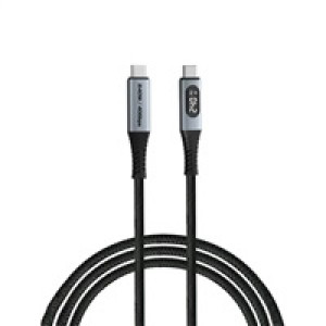 VERBATIM Kabel USB4 Sync & Charge, 240W, s displejem, 120cm