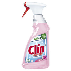 Prostředek na mytí oken Clin pivoňka – 500 ml