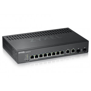 ZyXEL GS2220-10 8-port GbE L2 switch, GbE Uplink, NCC Pro pack licence na 1 rok