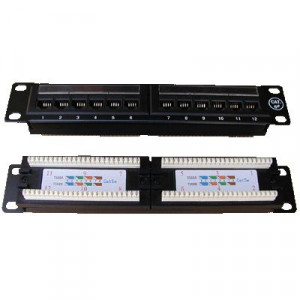 OPTIX UTP Integrovaný patch 10" panel 12p. 1U