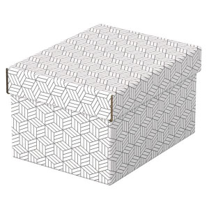 Krabice Esselte Home, malé bílé, 3 ks