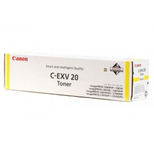 Canon originální  TONER CEXV20 YELLOW IP C7000VP/C7010VP/C6000VP/C6010VP 35 000 stran A4 (5%)