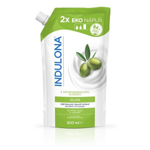 Náplň do tekutého mýdla Indulona - oliva, 500ml