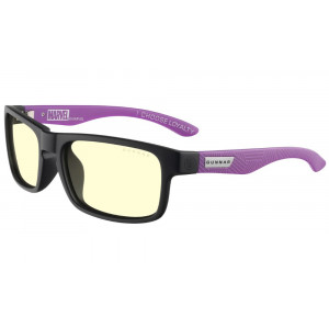GUNNAR kancelářské/herní brýle ENIGMA - MARVEL BLACK PANTHER EDITION * jantarová skla * BLF 65 * GUNNAR focus