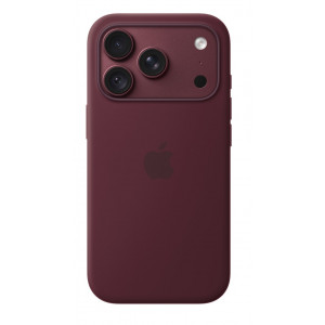 iPhone 18 Pro Silicone Case with MS - Burgundy