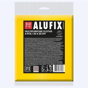 Univerzální utěrka Alufix - 30 × 35 cm, 5ks, žluté