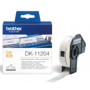 Brother - DK-11204 (papírové/univerzální štítek-400 ks) 17 x 54mm