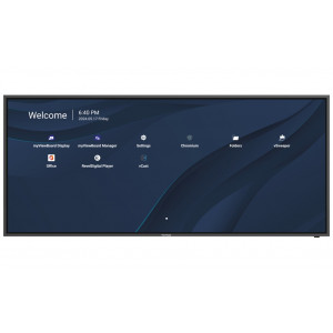 ViewSonic Prezentační Display CDE92UW/92"/WUHD/500nits,5000:1,8G RAM/128GB/OPSslot/HDM/IDP/USB/Audio/RS232/Speaker/black