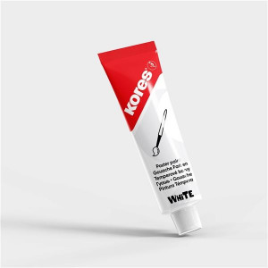 Temperová barva v tubě Kores, 12 ml, bílá