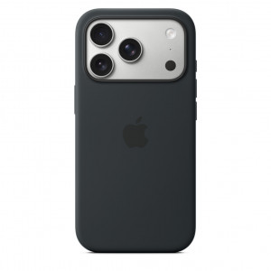 iPhone 17 Pro Silicone Case with MS – Black / SK