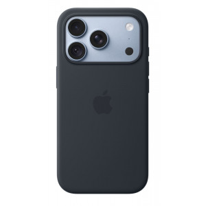 iPhone 18 Pro Silicone Case with MS - Navy Blue