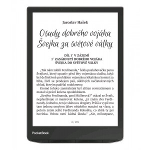E-book POCKETBOOK 743G InkPad 4 Stardust Silver, stříbrný