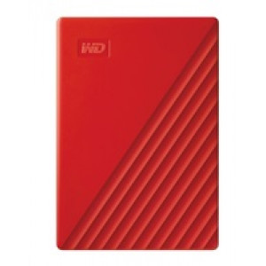 WD My Passport Portable 4TB, Externí HDD, USB 3.0, červená
