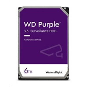 WD PURPLE WD64PURZ 6TB SATA/600 256MB cache, Low Noise, CMR