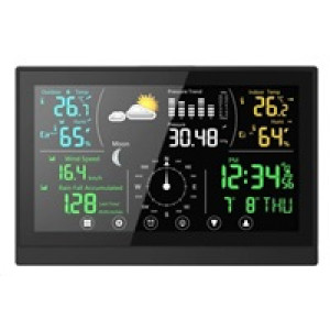 WG - Meteostanice WG1 s dotykovým displejem a příslušenstvím, anemometr, srážkoměr