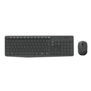 BAZAR - Logitech Wireless Desktop MK235, CZ/SK, poškozený obal