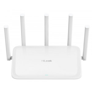 HiLook Powered by HIKVISION/ Wi-Fi 6 router WR-AX18(O-STD)/EU/ IEEE 802.11a/n/ac/ax/ 1800Mbps/ 3x LAN/ 1x WAN/ bílý
