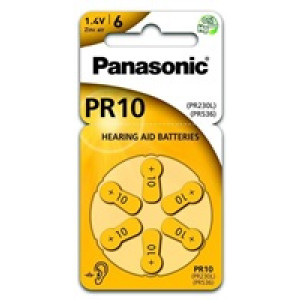 PANASONIC Zinkovzduchová baterie PR-230(10)/6LB AAA 1,2V (Blistr 6ks)