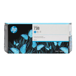 Cartridge HP 676M6A , č. 738 - azurová