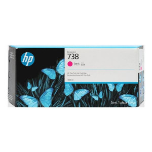 Cartridge HP 676M7A , č. 738 - purpurová