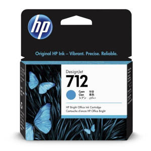Cartridge HP 3ED67A , č. 712 - azurová