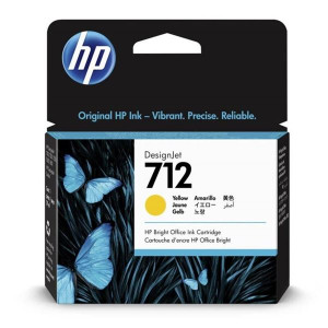 Cartridge HP 3ED69A , č. 712 - žlutá