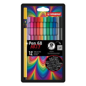 Fixy Stabilo Pen 68 "ARTY", sada 12 barev