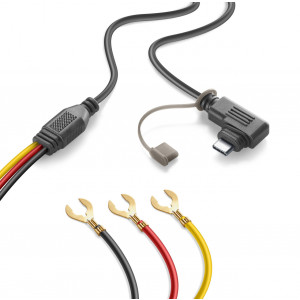 Interphone napájecí kabel pro Ridesync 5,5“, USB-C / baterie