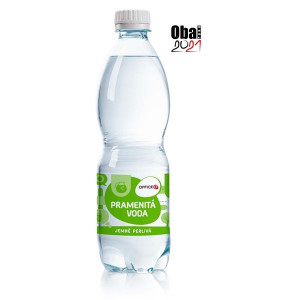 Pramenitá voda OFFICEO jemně perlivá,8x 0,5 l