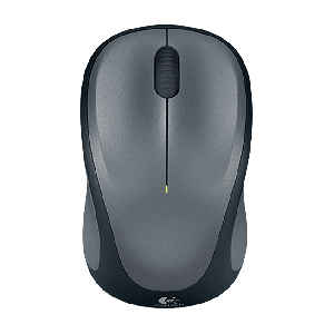 Logitech M235/Cestovní/Optická/1 000 DPI/Bezdrátová USB/Šedá