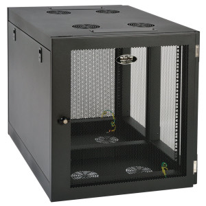 Skříň SmartRack 12U, Š=920mm, Hl=630mm, hloubka pro servery, montáž na stěnu