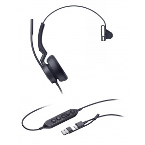 Yealink UH46 Mono USB-C/A, náhlavní souprava