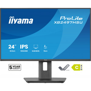 iiyama ProLite/XB2497HSU-B1/23,8"/IPS/FHD/120Hz/4ms/Černá/5R