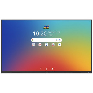 ViewSonic IFP 86"4K, Android 16 EDLA, 64 dotykov.bodů IR, 8G/128GB, HDMI,VGA,DP,,USB-A/B/C,RJ45,PIR sensor,2x20W speaker
