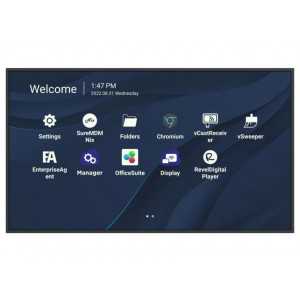 ViewSonic Prezentační Display CDE4330/43"/24-7 LCD/3840x2160/6ms/450cd/HDMI x 2/USB A x 2/USB-C/RJ45/RS232/repro/Android