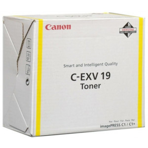 Canon originální  TONER CEXV19 YELLOW Imagepress C1/C1+ 16 000 stran A4 (5%)