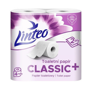Toaletní papír Linteo Satin, 2vrstvý, 4 role