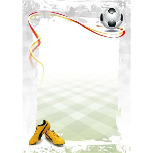 Diplom A4 - motiv fotbal, 170 g/m2, 25 ks