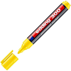 Permanentní popisovač Edding 300, žlutý