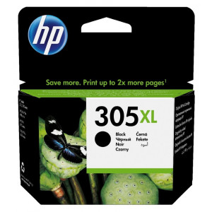 HP inkoustová kazeta 305XL (černá originál) pro - DeskJet 2300, 2710, 2720, DeskJet Plus 4100, ENVY 6000, ENVY Pro 6400