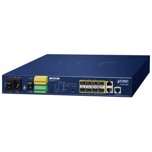 Planet MGSD-10080F Metro L2 switch, 2x1Gb, 6x1Gb SFP, 2x2.5Gb SFP, 36-60VDC, -10~60°C, fanless
